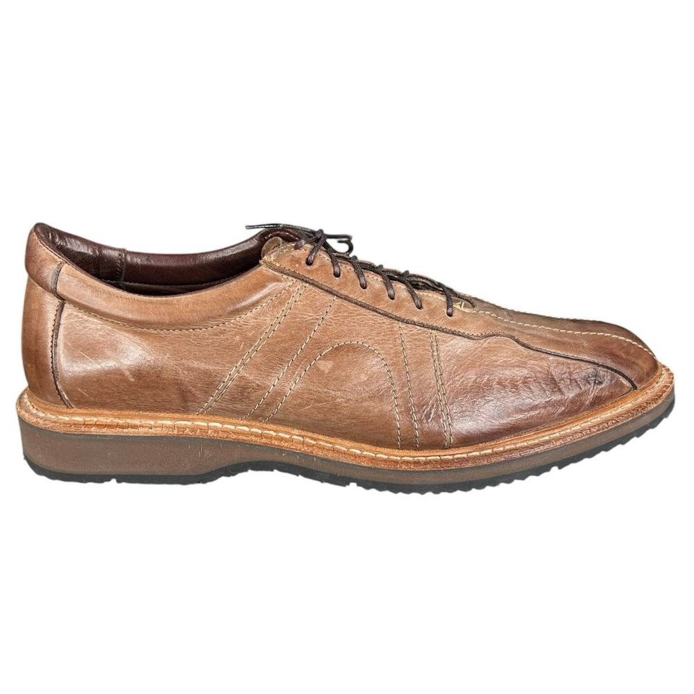Allen Edmonds Men’s Voyager Brown Leather Lace Up Oxford Sneaker Size US 12 B